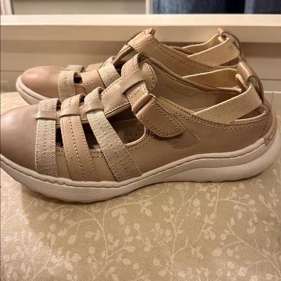 Clarks Teagan Step Leather Women Sandals Sneakers Shoes Size 8 - Picture 4 of 12